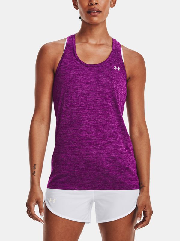 Under Armour Under Armour Tech Tank - Twist Podkoszulek Fioletowy