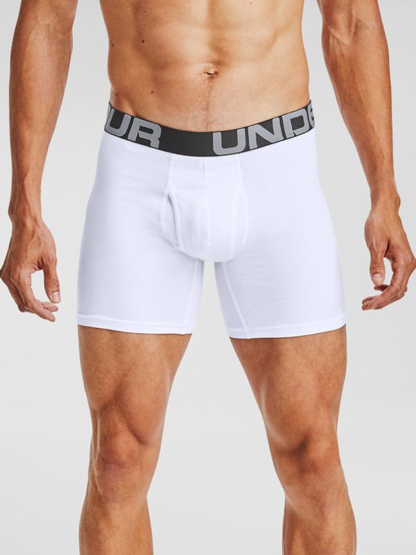 Under Armour Under Armour UA Charged Cotton 6in 3-pack Bokserki Biały