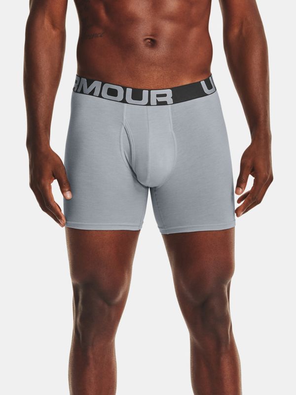 Under Armour Under Armour UA Charged Cotton 6in 3-pack Bokserki Szary