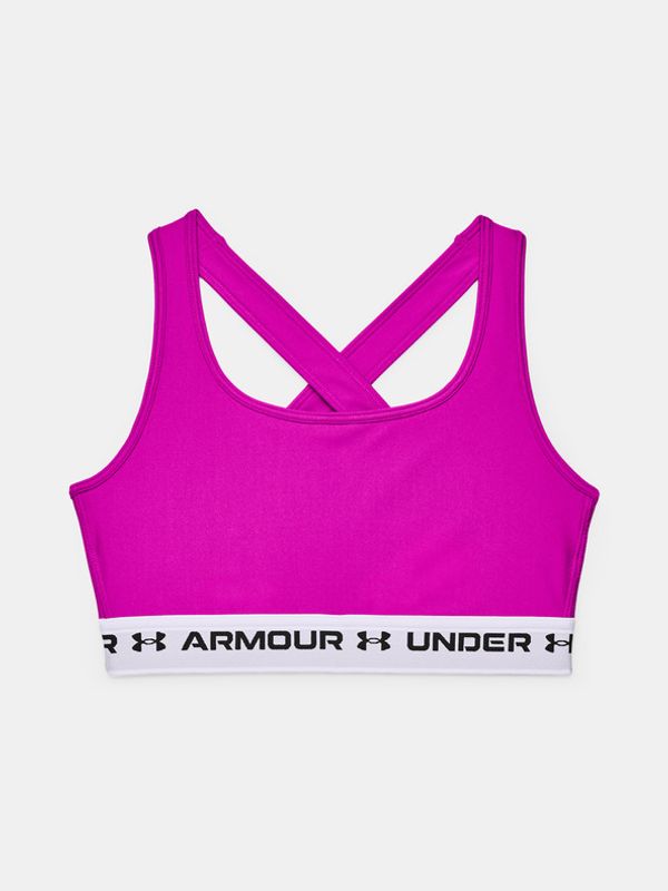 Under Armour Under Armour UA Crossback Mid Biustonosz Sportowy Różowy