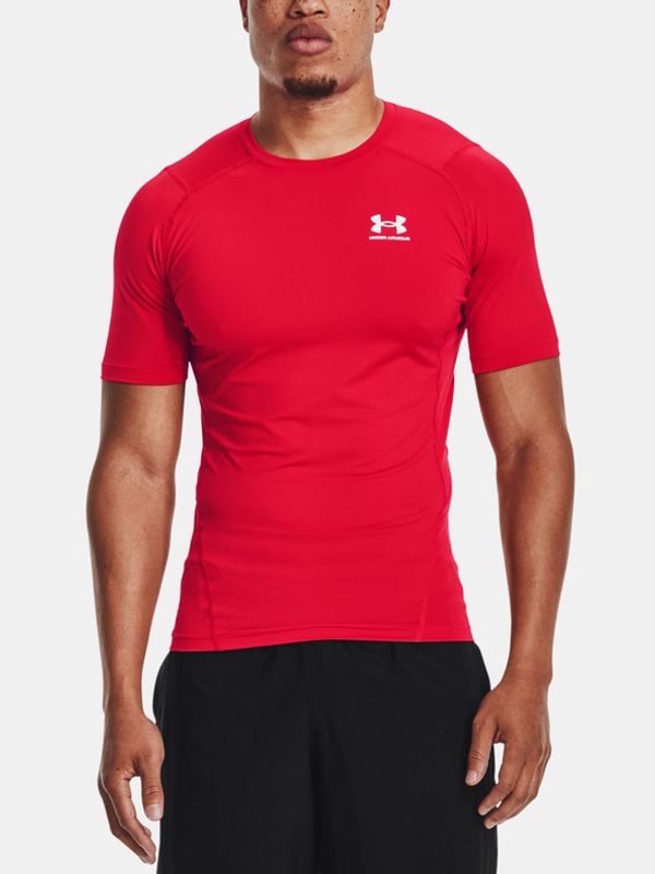 Under Armour Under Armour UA HG Armour Comp SS Koszulka Czerwony