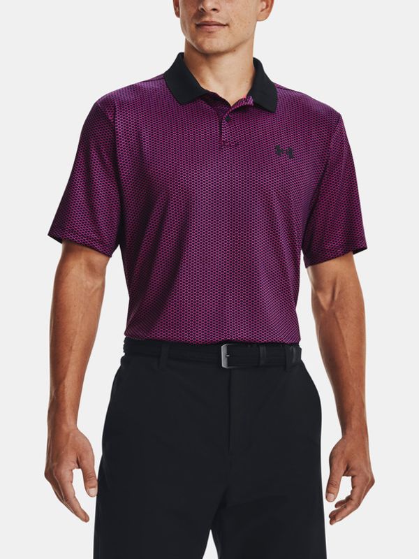 Under Armour Under Armour UA Perf 3.0 Printed Polo Koszulka Czarny