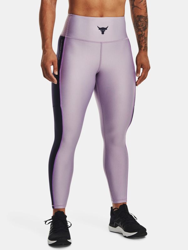 Under Armour Under Armour UA Project Rock HG Ankle Legginsy Fioletowy