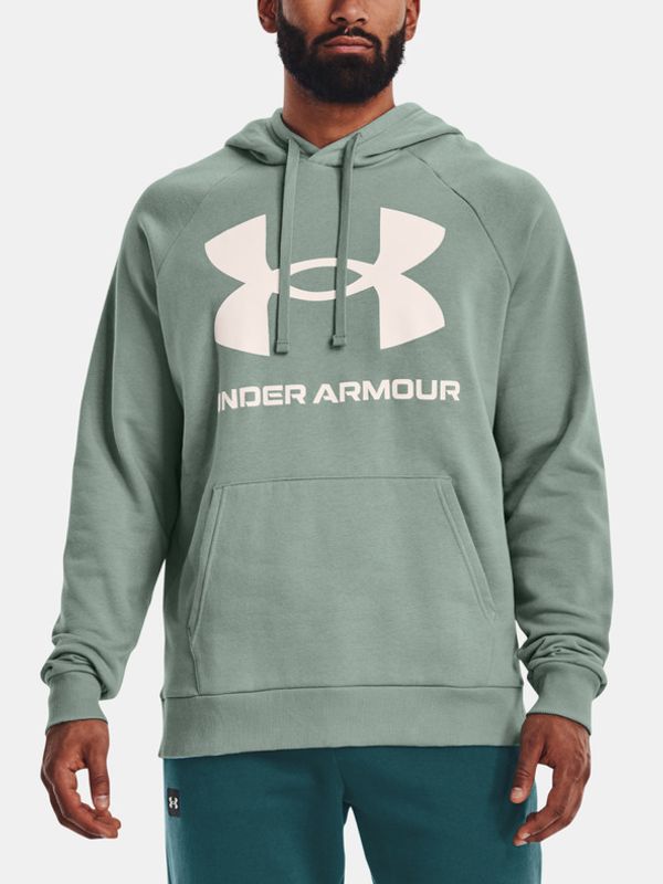 Under Armour Under Armour UA Rival Fleece Big Logo HD Bluza Zielony