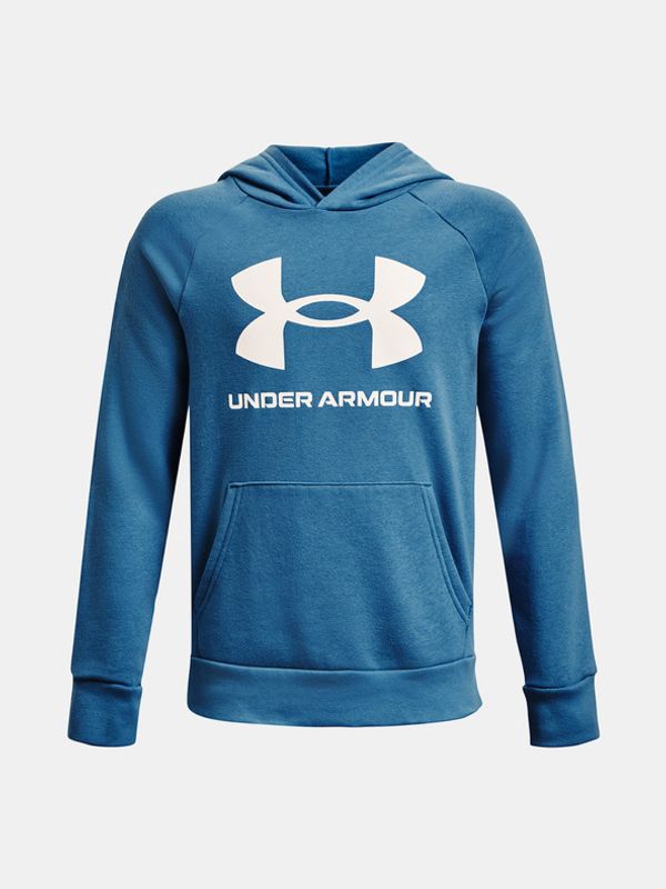 Under Armour Under Armour UA Rival Fleece Hoodie-Bluza dziecięca Niebieski