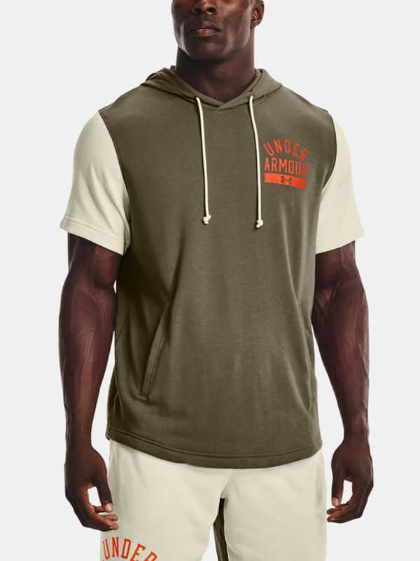 Under Armour Under Armour UA Rival Terry CB SS Hoodie Bluza Zielony