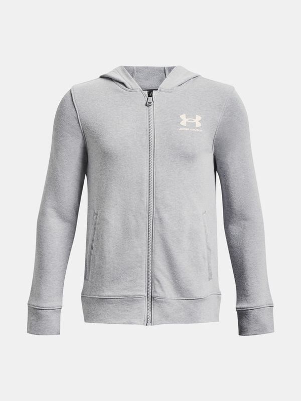 Under Armour Under Armour UA Rival Terry FZ Hoodie Bluza dziecięca Szary