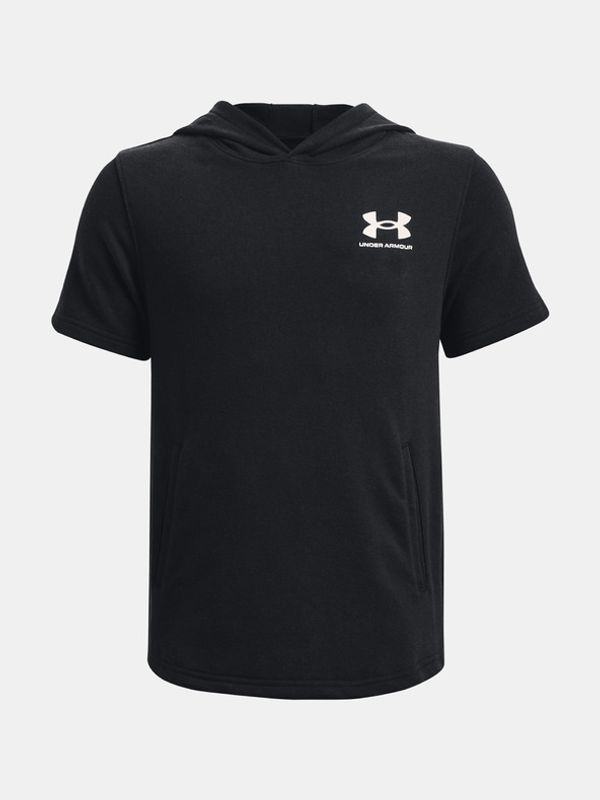 Under Armour Under Armour UA Rival Terry SS Hoodie Bluza dziecięca Czarny