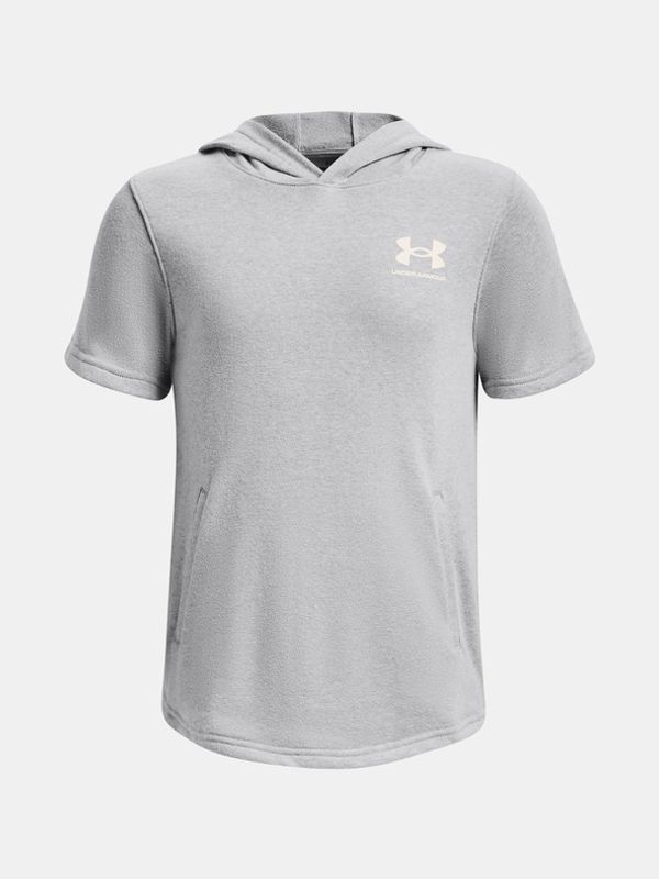 Under Armour Under Armour UA Rival Terry SS Hoodie Bluza dziecięca Szary