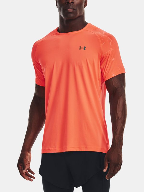 Under Armour Under Armour UA Rush Emboss SS Koszulka Pomarańczowy