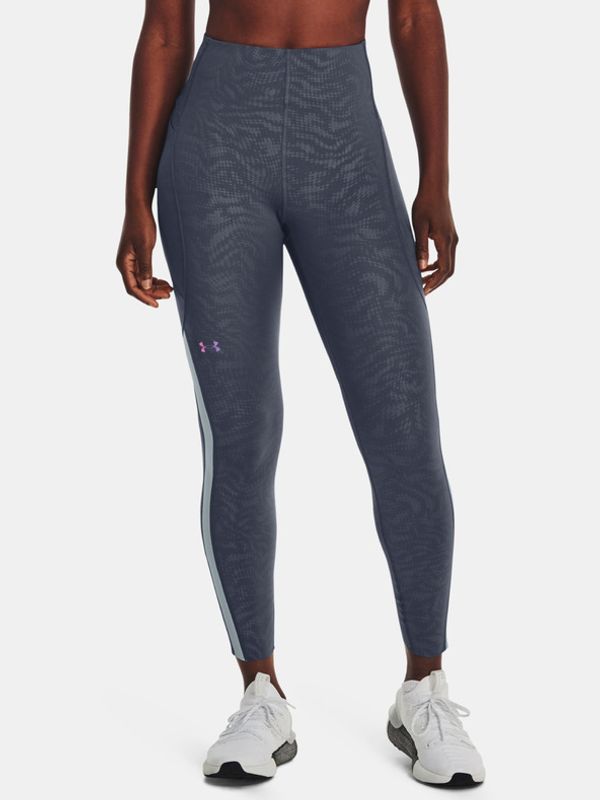 Under Armour Under Armour UA Rush Legging Emboss Perf Legginsy Szary