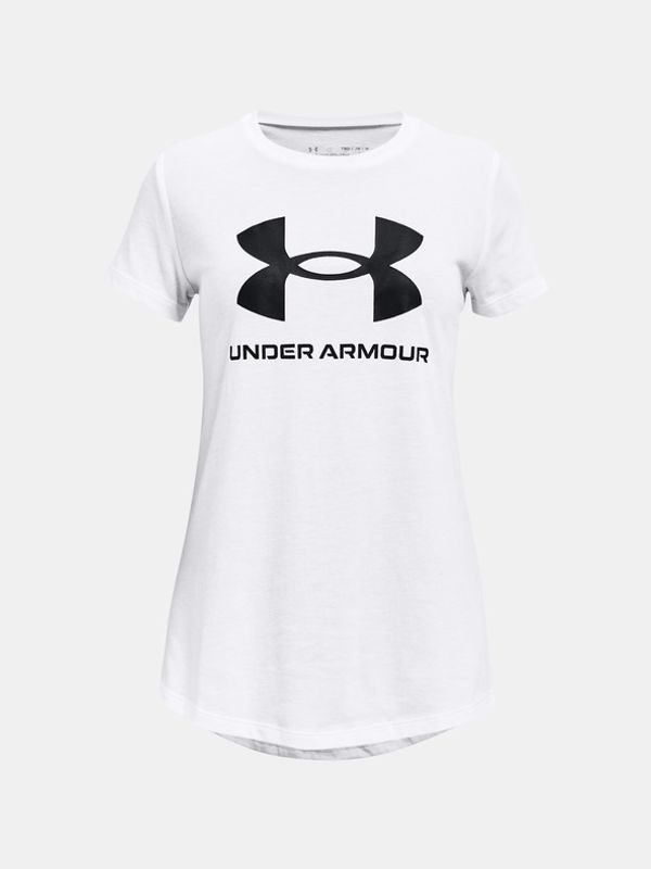 Under Armour Under Armour UA Sportstyle Logo SS Koszulka dziecięce Biały