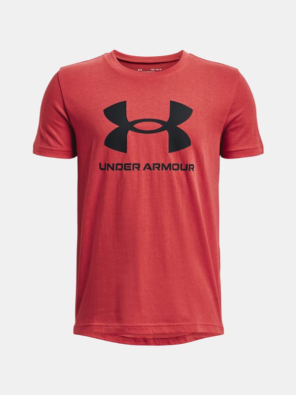 Under Armour Under Armour UA Sportstyle Logo SS Koszulka dziecięce Czerwony