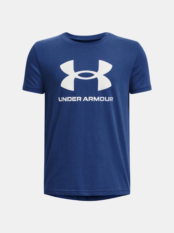 Under Armour Under Armour UA Sportstyle Logo SS Koszulka dziecięce Niebieski