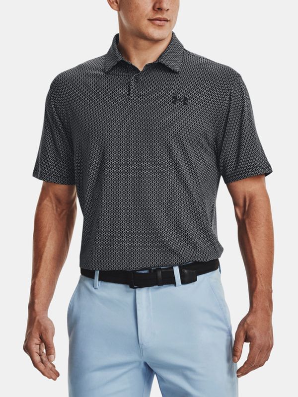 Under Armour Under Armour UA T2G Printed Polo Koszulka Czarny