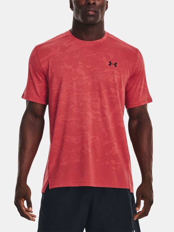 Under Armour Under Armour UA Tech Vent Jacquard SS Koszulka Czerwony