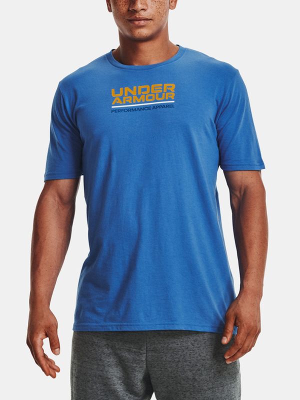 Under Armour Under Armour UA Wordmark SS Koszulka Niebieski