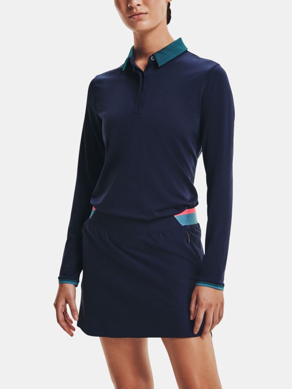 Under Armour Under Armour UA Zinger Long Sleeve Polo Koszulka Niebieski