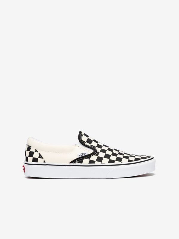 Vans Vans Checkerboard Classic Slip On Biały