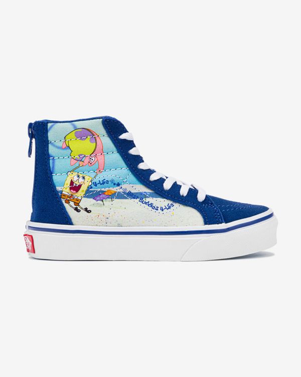 Vans Vans SpongeBob Sk8-Hi Zip Tenisówki dziecięce Niebieski