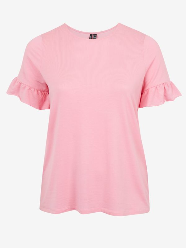 Vero Moda Curve Vero Moda Curve Ana Koszulka Różowy