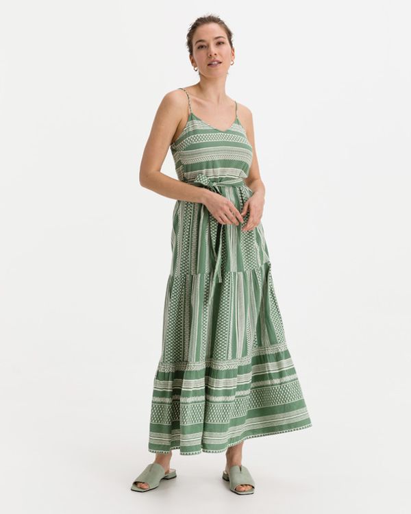 Vero Moda Vero Moda Dicthe Sukienka Zielony