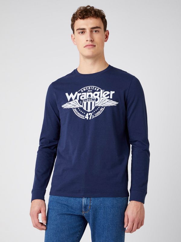 Wrangler Wrangler Koszulka Niebieski