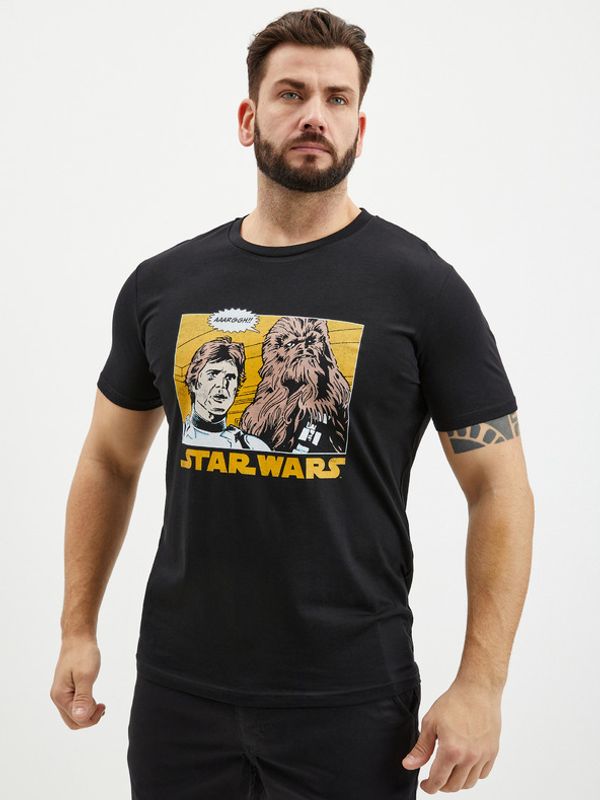 ZOOT.Fan ZOOT.Fan Han Solo and Chewie Star Wars Koszulka Czarny