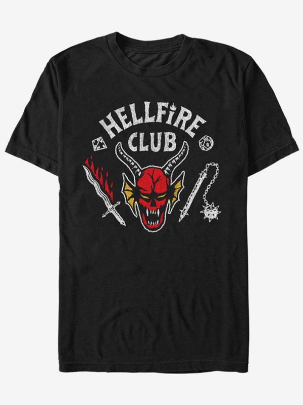 ZOOT.Fan ZOOT.Fan Hellfire Club Netflix Koszulka Czarny
