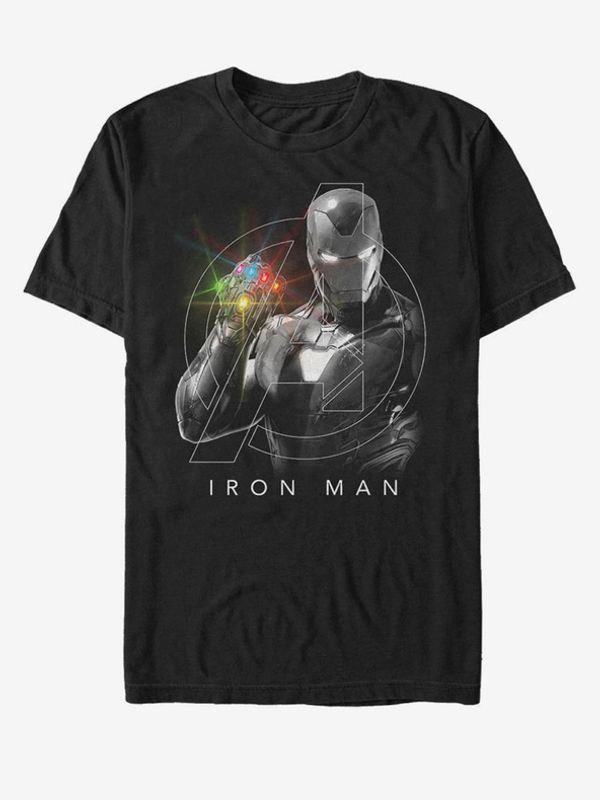 ZOOT.Fan ZOOT.Fan Iron Man Marvel Koszulka Czarny