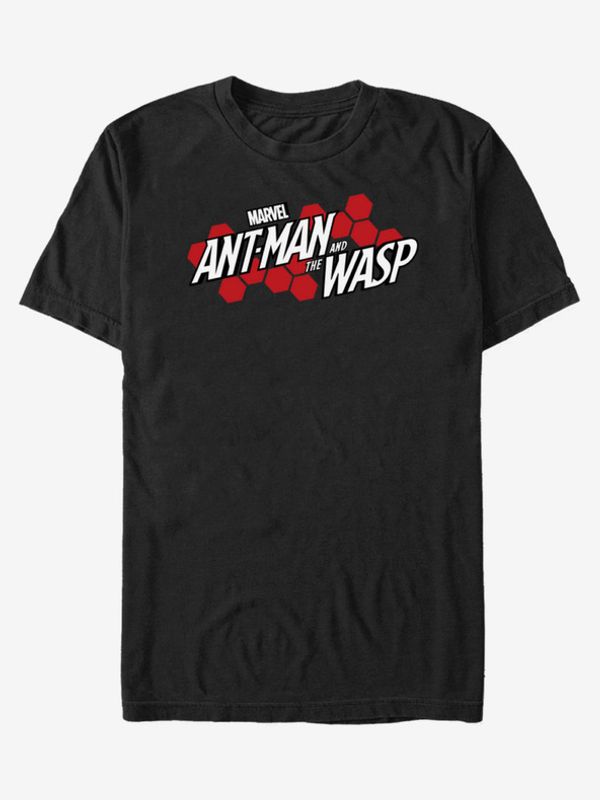 ZOOT.Fan ZOOT.Fan Marvel Ant-Man and The Wasp Logo Koszulka Czarny