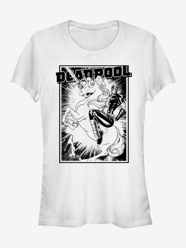 ZOOT.Fan ZOOT.Fan Marvel Deadpool Fantasy Koszulka Biały