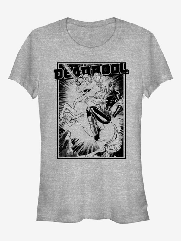 ZOOT.Fan ZOOT.Fan Marvel Deadpool Fantasy Koszulka Szary