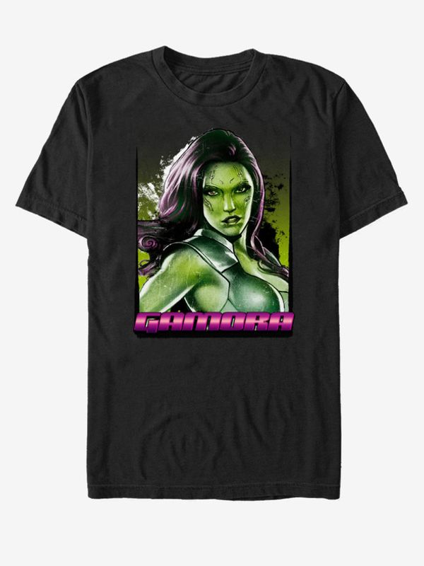 ZOOT.Fan ZOOT.Fan Marvel Gamora Strážci Galaxie Koszulka Czarny