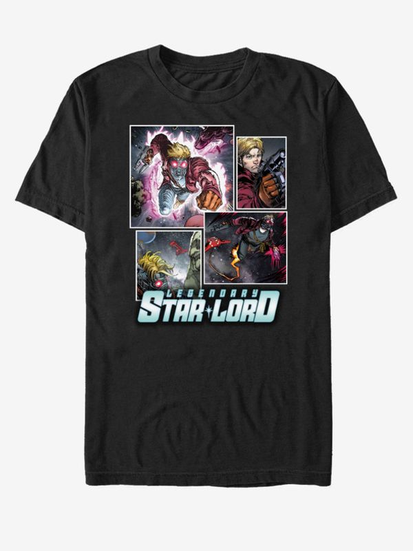 ZOOT.Fan ZOOT.Fan Marvel Legendary Star Lord Strážci Galaxie Koszulka Czarny