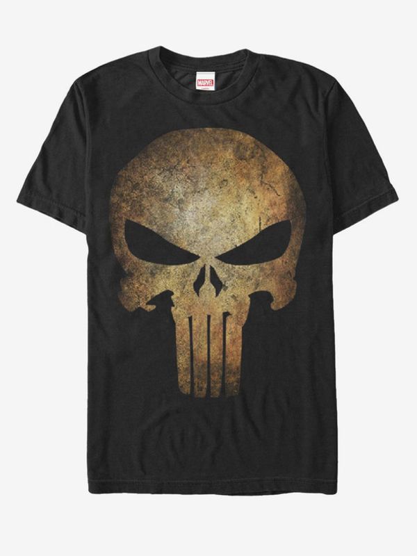 ZOOT.Fan ZOOT.Fan Marvel The Punisher Skull Koszulka Czarny