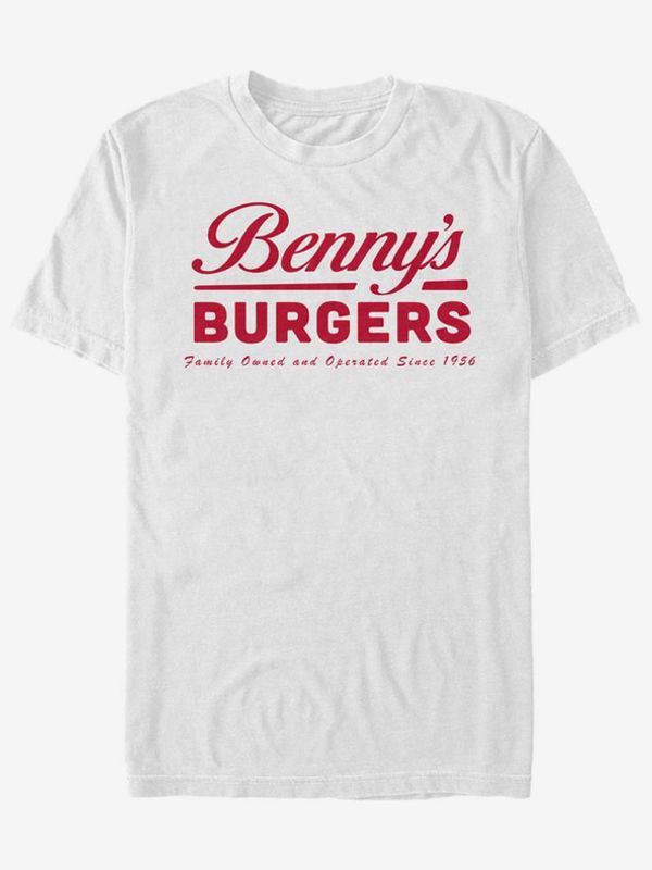 ZOOT.Fan ZOOT.Fan Netflix Benny's Burgers Stranger Things Koszulka Biały