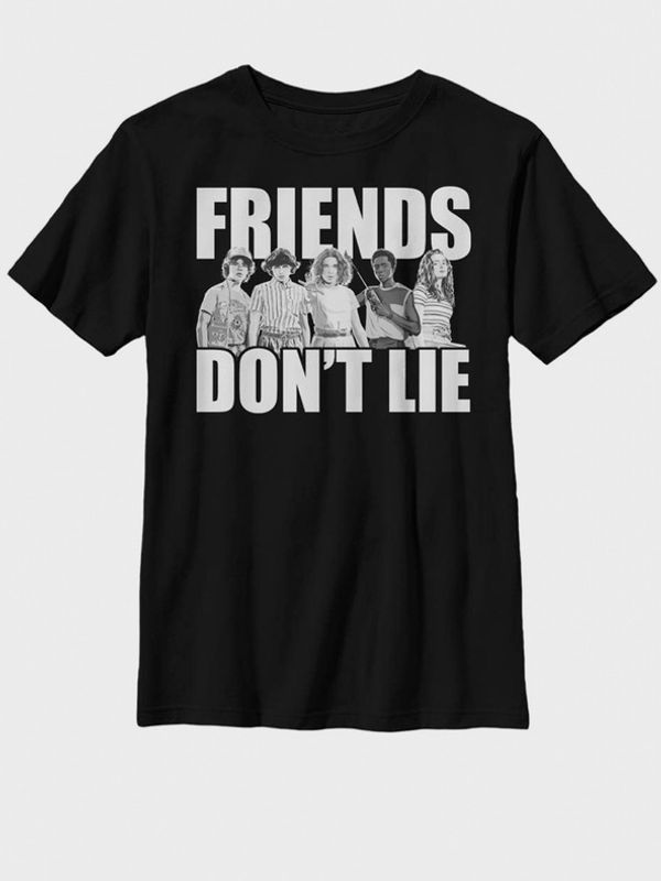ZOOT.Fan ZOOT.Fan Netflix Cast Friends Don't Lie Koszulka dziecięce Czarny