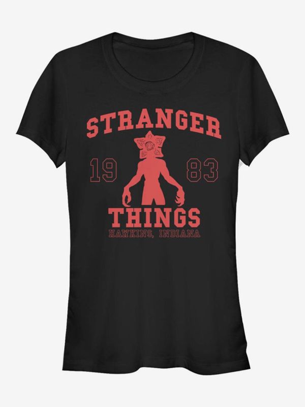 ZOOT.Fan ZOOT.Fan Netflix Demogorgon 1983 Stranger Things Koszulka Czarny