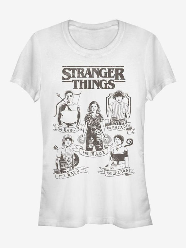 ZOOT.Fan ZOOT.Fan Netflix DnD Stranger Things Koszulka Biały