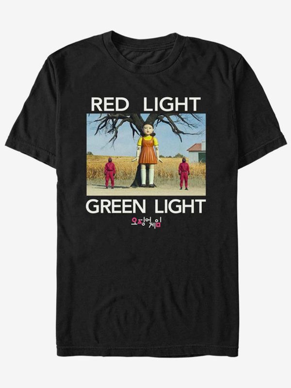 ZOOT.Fan ZOOT.Fan Netflix Red Light Green Light Koszulka Czarny