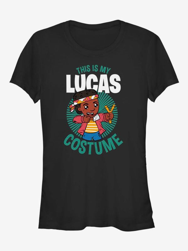 ZOOT.Fan ZOOT.Fan Netflix This Is My Lucas Costume Stranger Things Koszulka Czarny