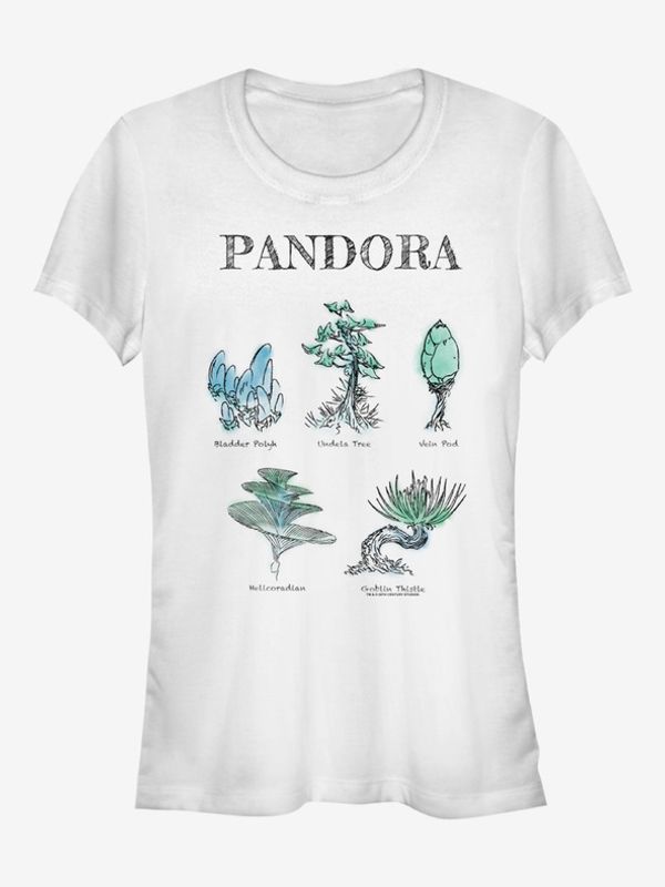 ZOOT.Fan ZOOT.Fan Pandora flora Avatar 1 Twentieth Century Fox Koszulka Biały