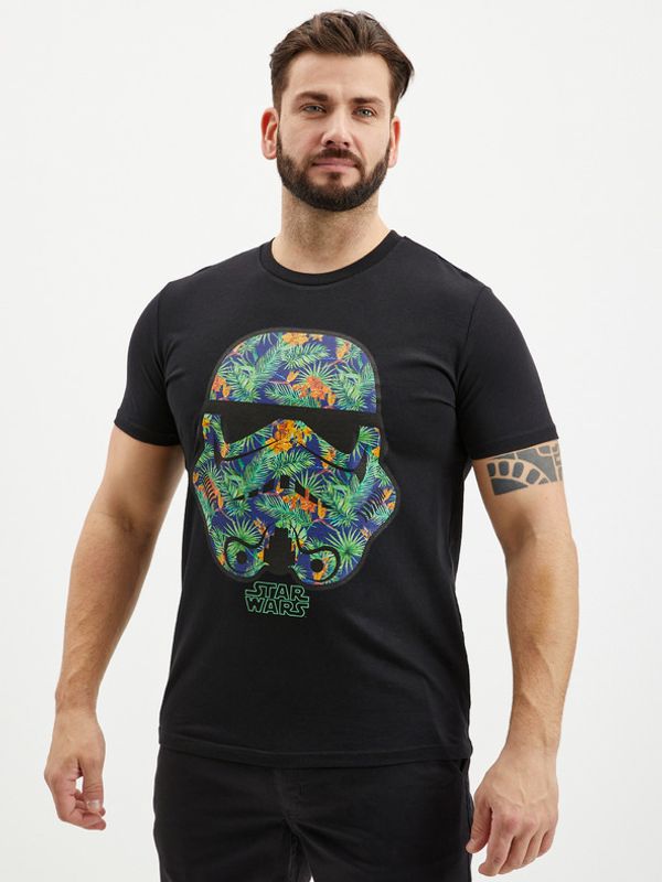 ZOOT.Fan ZOOT.Fan Stormtrooper Helmet Star Wars Koszulka Czarny