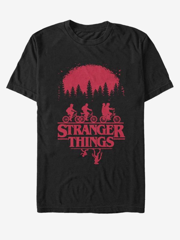ZOOT.Fan ZOOT.Fan Stranger Things Netflix Koszulka Czarny