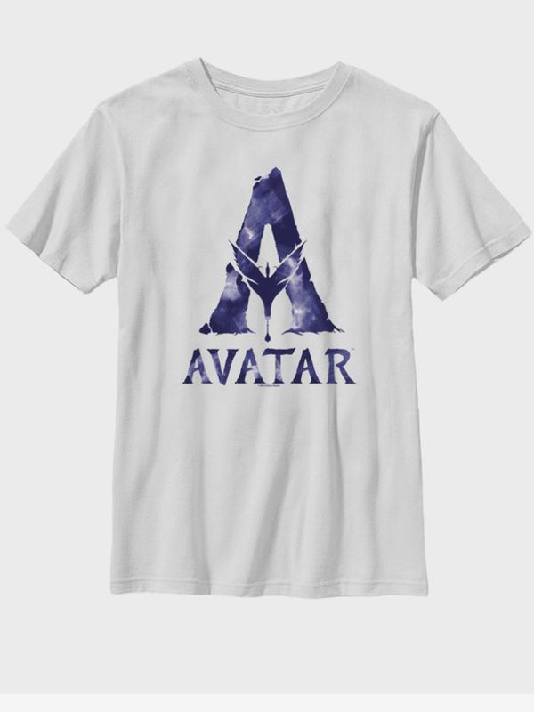 ZOOT.Fan ZOOT.Fan Twentieth Century Fox Avatar A Logo Koszulka dziecięce Biały
