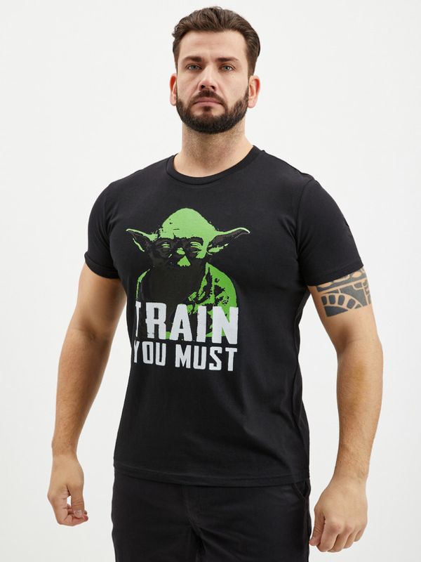 ZOOT.Fan ZOOT.Fan Yoda Train You Must Star Wars Koszulka Czarny
