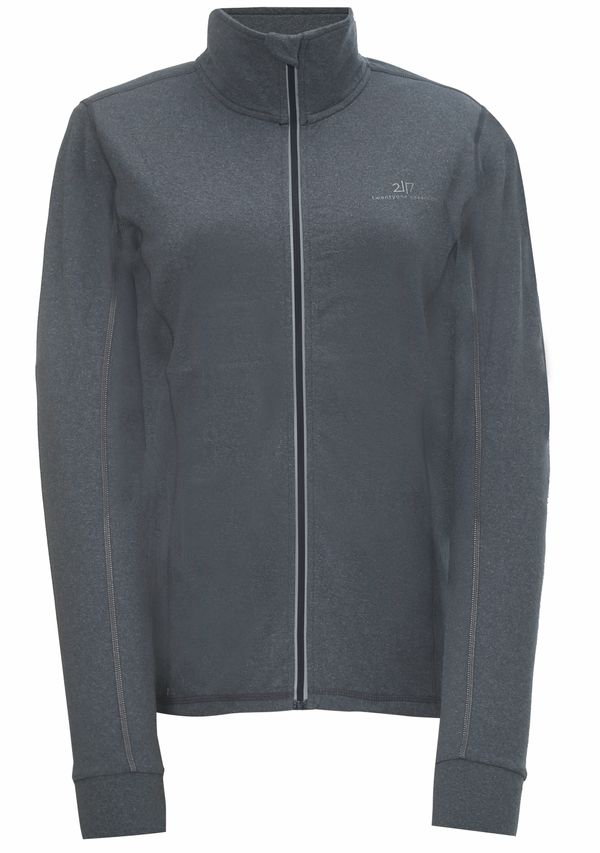 2117 EKUDDEN - women powefleece sweatshirt - Dk grey