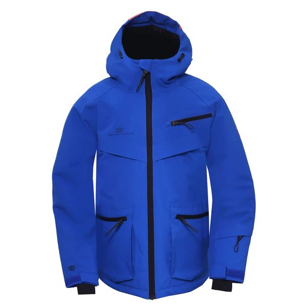 2117 ISFALL - ECO Children's lightweight insulated 2L ski jacket - Blue
