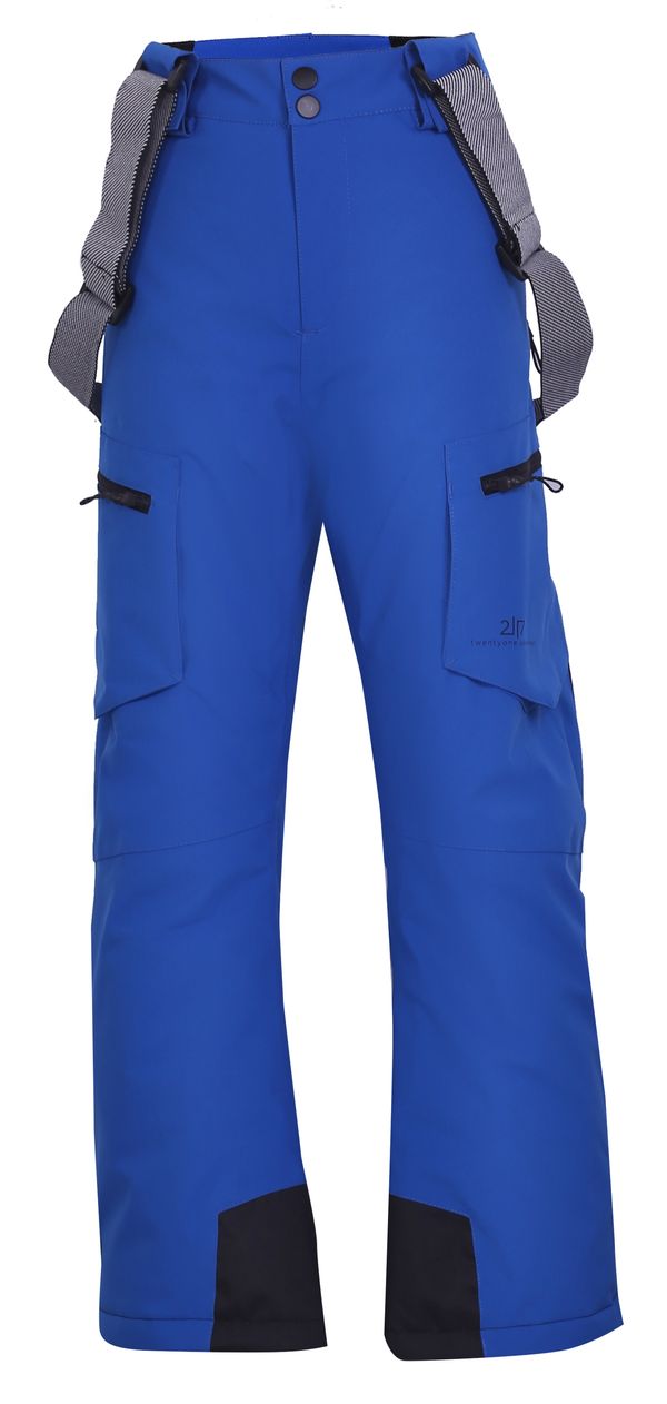 2117 ISFALL - ECO Children's lightweight insulated 2L ski pants - Blue